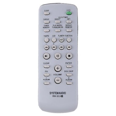 Kaukosäädin RM-SC30 RM-SC31RM-SC50 RM-SC55 MHC-RG222 MHC-RG221 [DB]