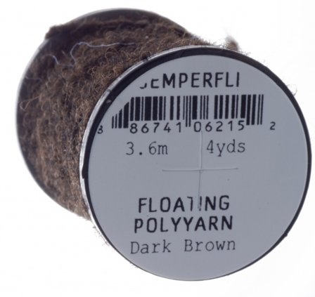 Semperfli Dry Fly Polyyarn - Dark Brown