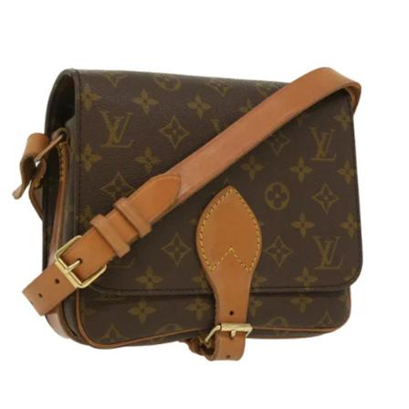 Louis Vuitton Vintage, Pre-owned Cross Body Bag Bruin, Dames, Maat:ONE Size,leer