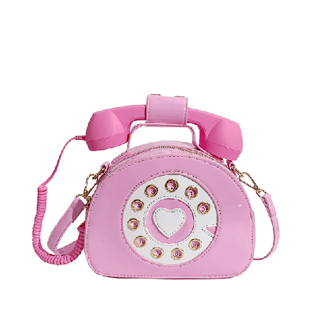 Kreativ telefon håndtaske, crossbody taske, sjov julegave
