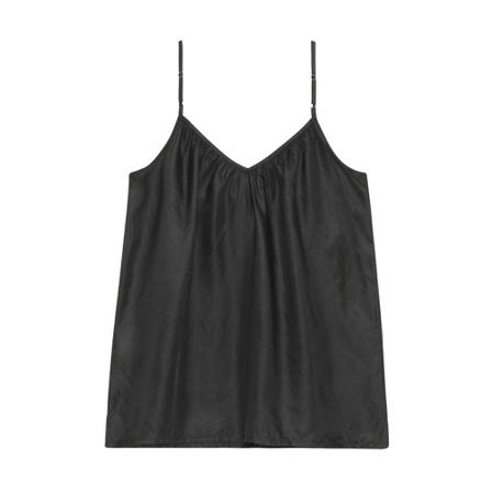 Moshi Moshi Mind, Dawn Top Silk Zwart, Dames, Maat:M