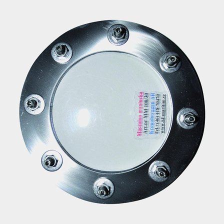 Manlucka transparent för tank, 150mm