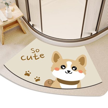 Diatomimaa kaari vedenimeytys lattiamatto Liukumaton matto kotiin