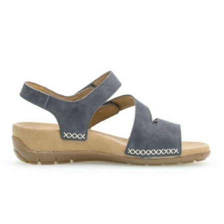Gabor, Shoes Nubuck M/ Z REM Blauw, Dames, Maat:40 EU
