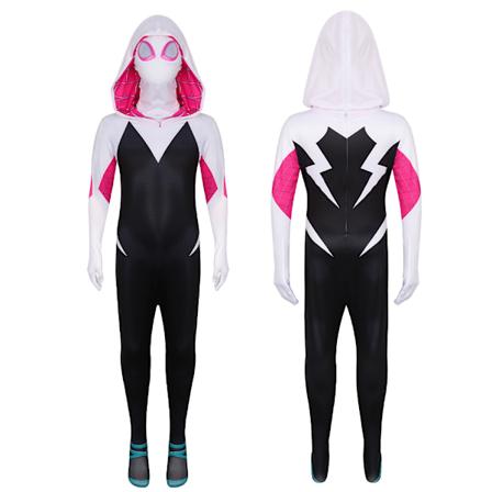 Gwen Spider-Man jumpsuit, forældre og børn antænder den heroiske drøm sammen (Gwen deluxe linse) 120