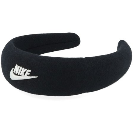 Nike - Svart headband Beanie - Club Fleece Black/White Hairband @ Hatstore