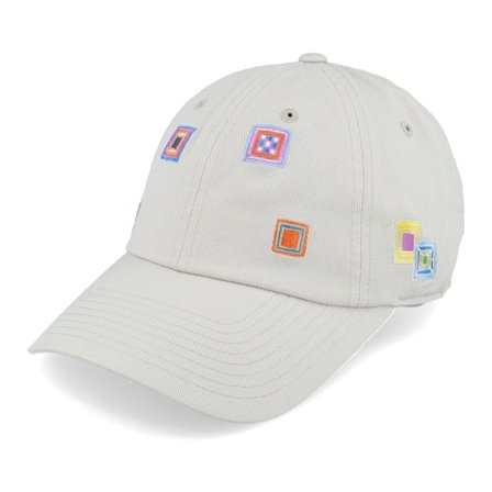 American Needle - Beige unconstructed Kasket - Frank Lloyd Wright Slouch Stone Dad Cap @ Hatstore