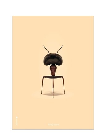 Brainchild Myren-Sandfarvet - Multi/patterned - 50X70CM