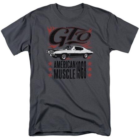 Pontiac GTO Flames T-shirt för Vuxna S