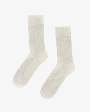 Women Classic Organic Sock - Ivory White - Female - 36-40