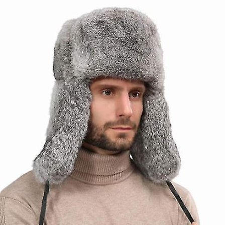 Varm Trapperhatt, Kunstig Pels, Vinter Bomberhatt, Flygerhatt, Ushankahatt