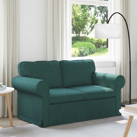 Soffa 120cm Mörkgrön Metall