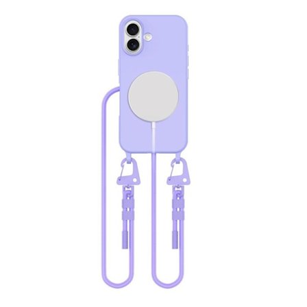 Tech-Protect iPhone 16 Mobilhalsband Skal Magsafe - Lavender