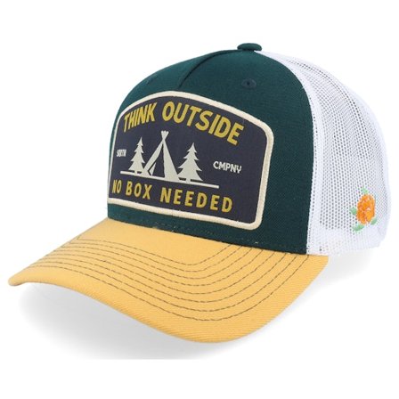 SQRTN - Green trucker Czapka Z Daszkiem - Outside Cap Olive Trucker @ Hatstore