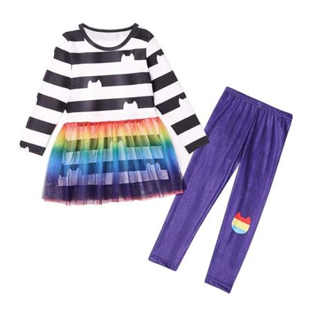 Lasten syksy Gabbyn nukkekotimekko Baby pitsiprinsessamekko style 2 120