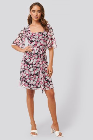 Trendyol Floral Patterned Mini Dress - Sommerkjoler - Multicolor - EU 34