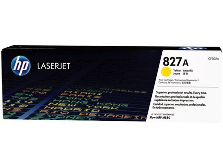 HP Toner CF302A 827A 32K Gul - Lyreco - Toner och bläck - Tonerkassetter - Toner HP