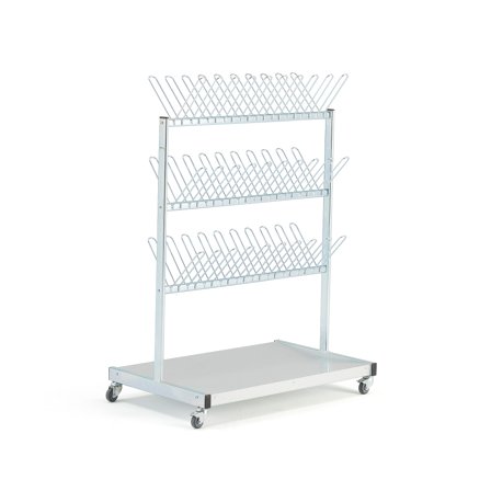 Schuhregal, 1063 x 540 x 1200 mm, verzinkt