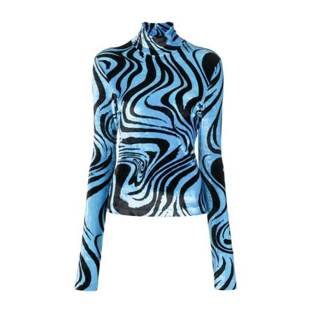 Philosophy di Lorenzo Serafini, Turtlenecks Niebieski, Kobieta, Rozmiar: S