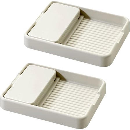 2 Stycken Kökslockshållare Köksredskapshållare Vikbar Lockhållare Skedhållare med Lockhållare Skedstöd för Spis