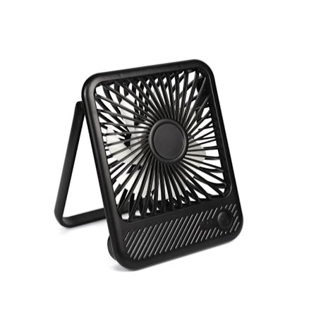 USB Skrivebordsvifte, Sterk Vind Ultra Stille Personlig Vifte med 180° Vippehode og 3 Justerbare Hastigheter, USB-C Drevet Minivifte for Kontor 