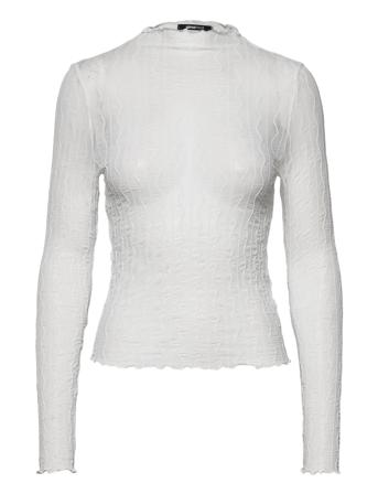 Everly Top T-shirts & Tops Long-sleeved Valkoinen Gina Tricot