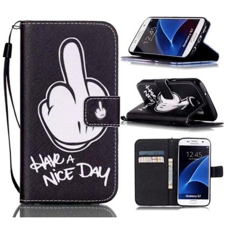 Plånboksfodral Samsung Galaxy S7 – Have A Nice Day