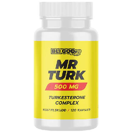 MR TURK Turkesteronkompleks 500 mg – 120 kapsler (Ajuga Turkestanica Ekstrakt)