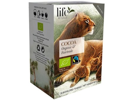 life BY FOLLIS Te Kakao 20/fp - Lyreco - Kök och servering - Kaffe och te - Te