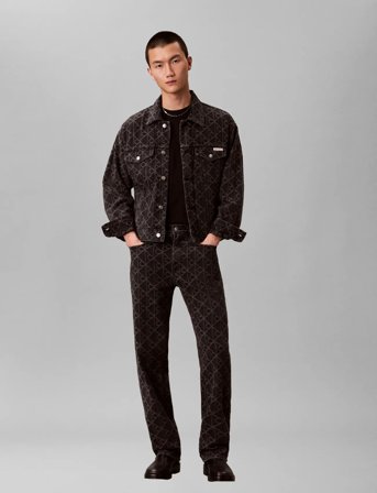 Calvin Klein Jeans 90S Black Emblem Jacquard Trucke - Black - S