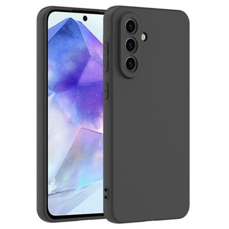 Samsung Galaxy A25 - Matt TPU Mjuk Skal - Svart