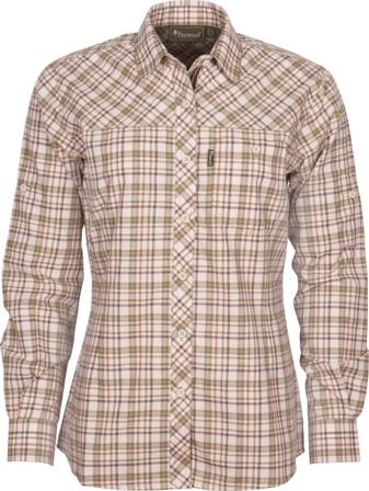 Pinewood Women's Cumbria Shirt Women long-sleeved shirts Beige L