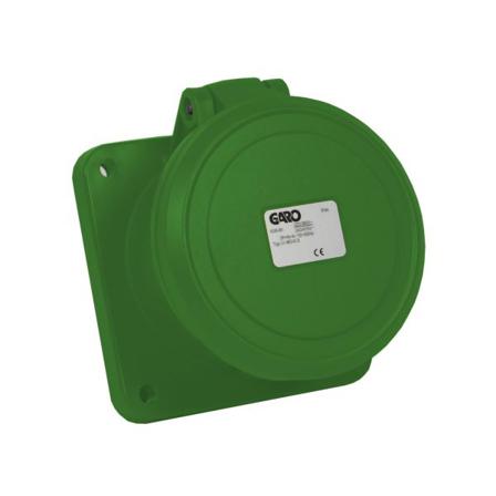 Garo UI 463-2 S Paneluttak IP44, 5-polet, 63 A Grønn, 2 h, Stikkontakter & kabler