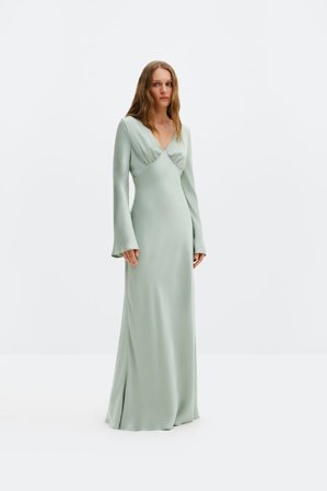 Malina - Carolina maxi dress - 38 - Sage