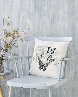Stickpackung Kissen Schmetterlinge - Permin