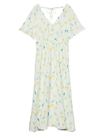 Vero Moda | Vmflora Olga Ss 7/8 Dress Wvn Ga | XL