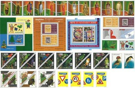Surinam (Selvstændig) - Årgang 2002 - Postfrisk