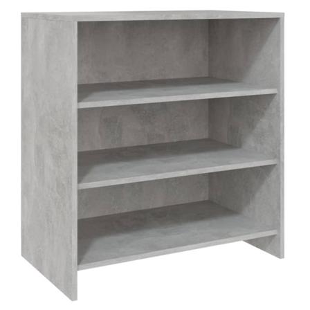 Vidaxl Skänk Betonggrå 70x40,5x75 Cm Konstruerat Trä Grå