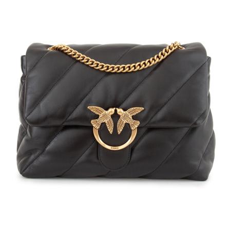 Pinko, Cross Body Bags Zwart, Dames, Maat:ONE Size