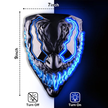 LED-maske for dansfest