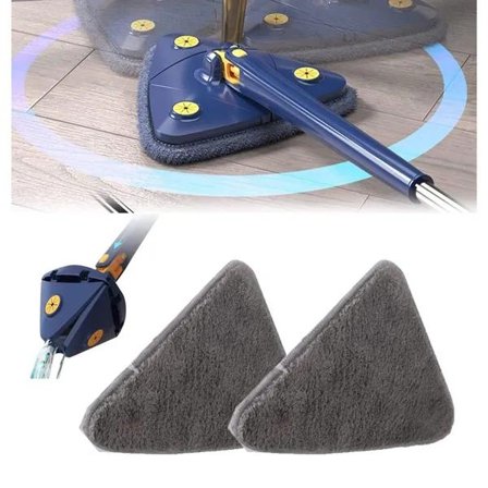 3-pak med 360° roterende justerbare rengøringsmopper -FS-