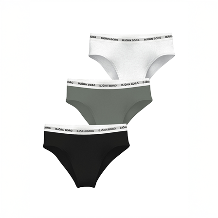 Björn Borg Logo High Waist Brief 3‐pack Multipack