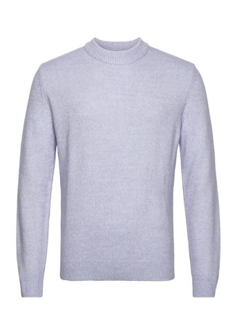 Cosy Knitted Neulepaita Pyöreä Kaula-aukko Sininen Tom Tailor