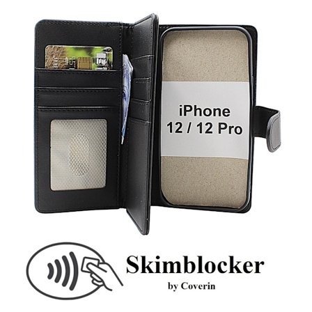 Skimblocker iPhone 12 / 12 Pro XL Plånboksfodral