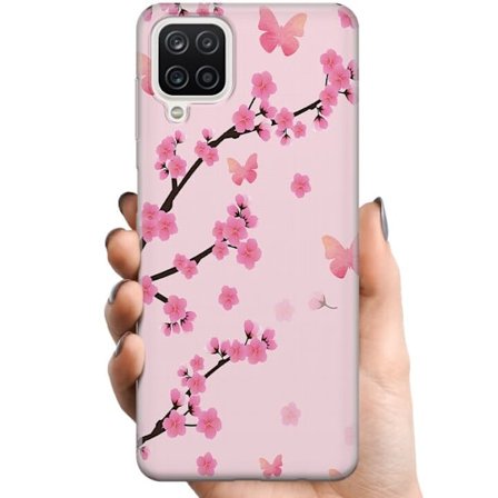 Kompatibelt Mobilskal till Samsung Samsung Galaxy A12 Blommor
