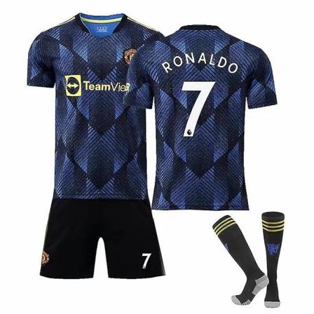 Cristiano Ronaldo #7 Cr7 2021-2022 Manchester Fodboldsæt 18