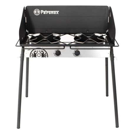 Petromax Gassbord med 2 brennere' - 'Svart