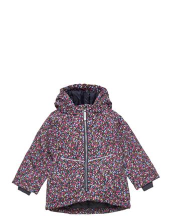 Nmfmaxi Jacket Petit Flower1 Toppatakki Monivärinen/Kuvioitu Name It