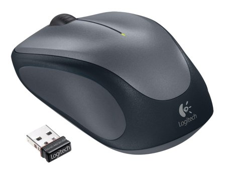 Logitech M235 - 2nd Generation - mus - 2.4 GHz - grå