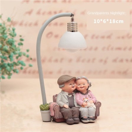 Lovers Par Ornament Figuriner Craft Night Light B B